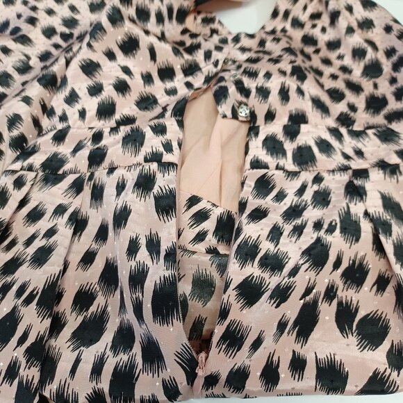 BCBGeneration Mini Dress One Shoulder Cocktail Dress Animal Print Womens 2 - Picture 6 of 11